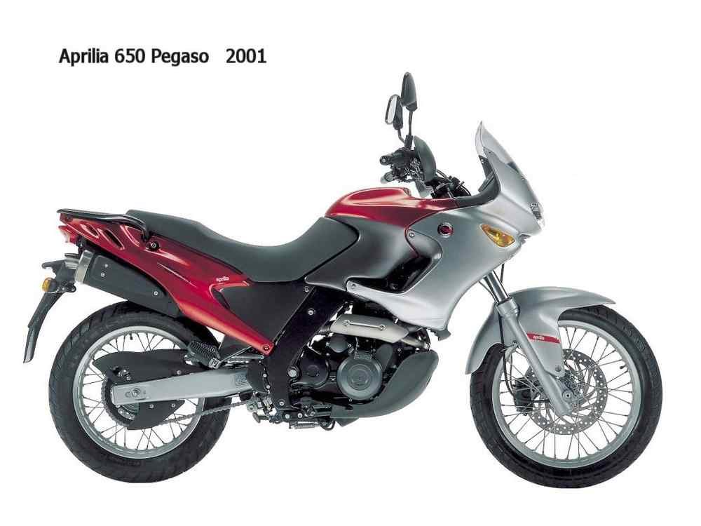 Aprilia 650 Pegaso 2001 motorbike A4 Photo Print
