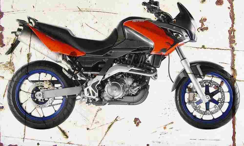 Aprilia 650 Pegaso Strada 2005 Aged Vintage A4 Photo Print
