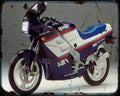 Aprilia Af 125 87 Motorbike Vintage Aged A4 Photo Print
