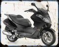Aprilia Atlantic 300 12 Motorbike Vintage Aged A4 Photo Print
