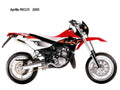 Aprilia MX125 2005 motorbike A4 Photo Print