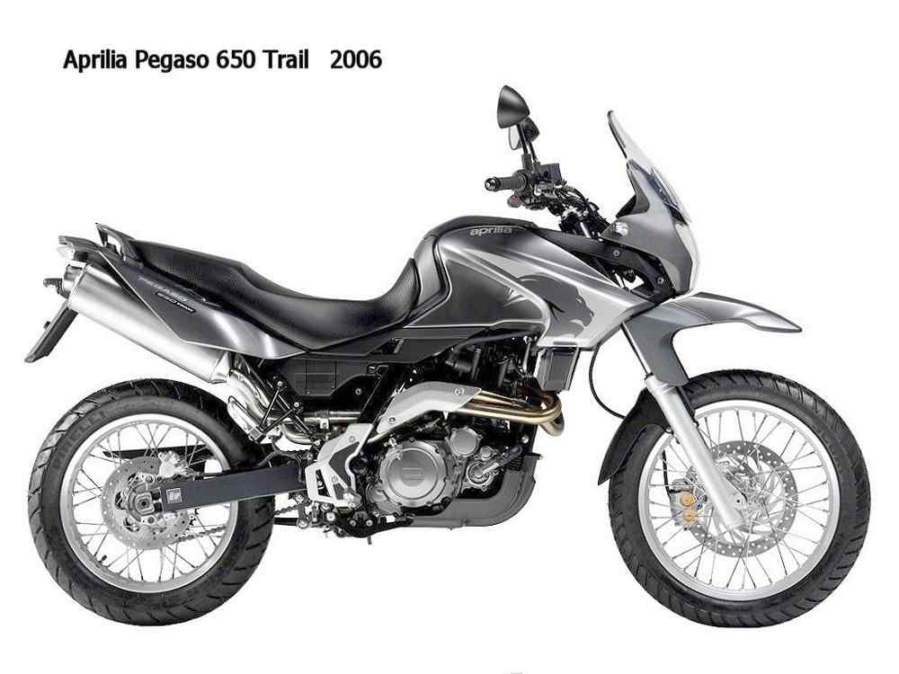 Aprilia Pegaso650 Trail 2006 motorbike A4 Photo Print
