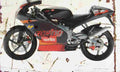 Aprilia RS125 2002 Aged Vintage A4 Photo Print