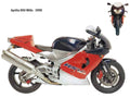 Aprilia RSV Mille 1999 motorbike A4 Photo Print