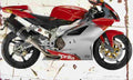Aprilia RSV1000R 2004 Aged Vintage A4 Photo Print