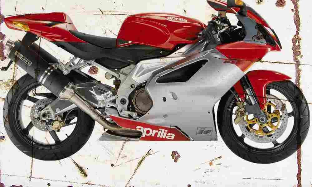 Aprilia RSV1000R 2004 Aged Vintage A4 Photo Print