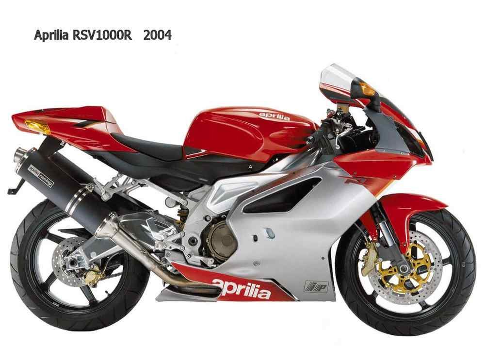 Aprilia RSV1000R 2004 motorbike A4 Photo Print