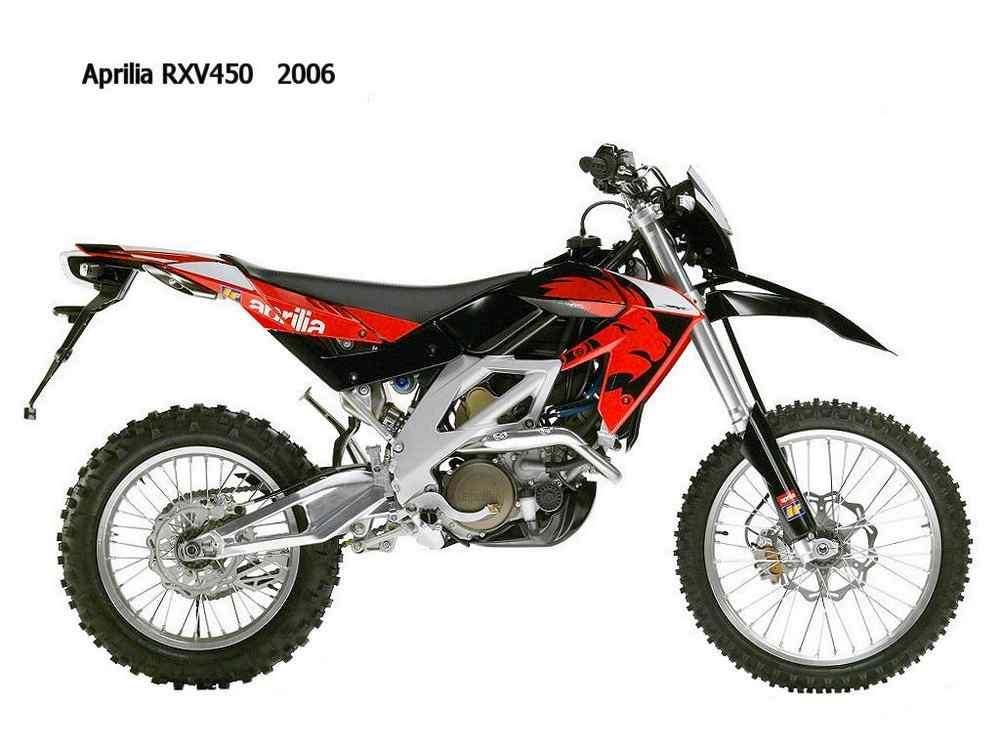 Aprilia RXV450 2006 motorbike A4 Photo Print