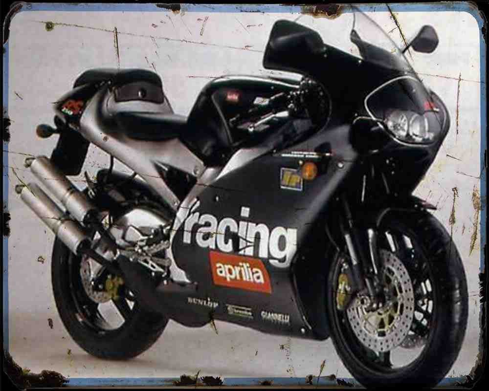 Aprilia Rs 250 Cup 2 A4 Photo Print Motorbike Vintage Aged