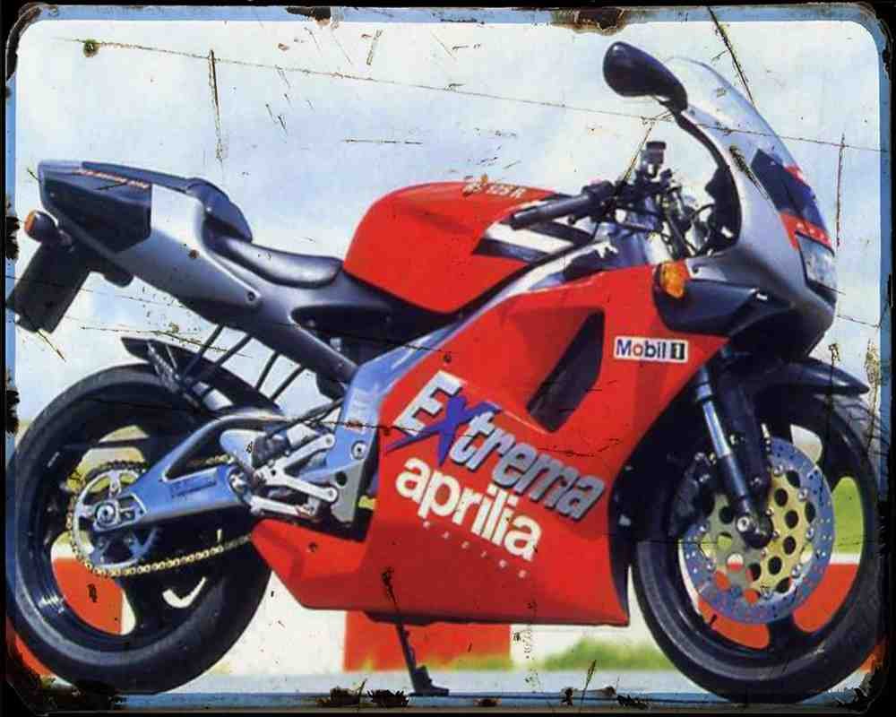 Aprilia Rs125 94 2 A4 Photo Print Motorbike Vintage Aged