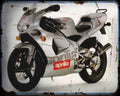 Aprilia Rs125 96 1 A4 Photo Print Motorbike Vintage Aged