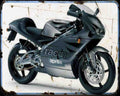 Aprilia Rs125 Rep 03 1 Motorbike Vintage Aged A4 Photo Print
