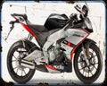 Aprilia Rs4 50 15 Motorbike Vintage Aged A4 Photo Print