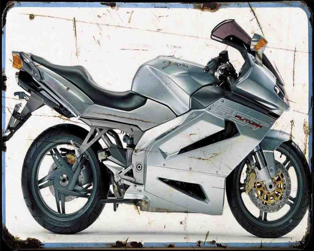 Aprilia Rst1000 01 1 A4 Photo Print Motorbike Vintage Aged