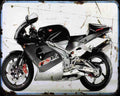 Aprilia Rsv1000 98 1 A4 Photo Print Motorbike Vintage Aged