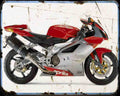 Aprilia Rsv1000R 04 5 Motorbike Vintage Aged A4 Photo Print