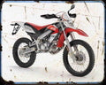 Aprilia Rx 50 10 01 A4 Photo Print Motorbike Vintage Aged