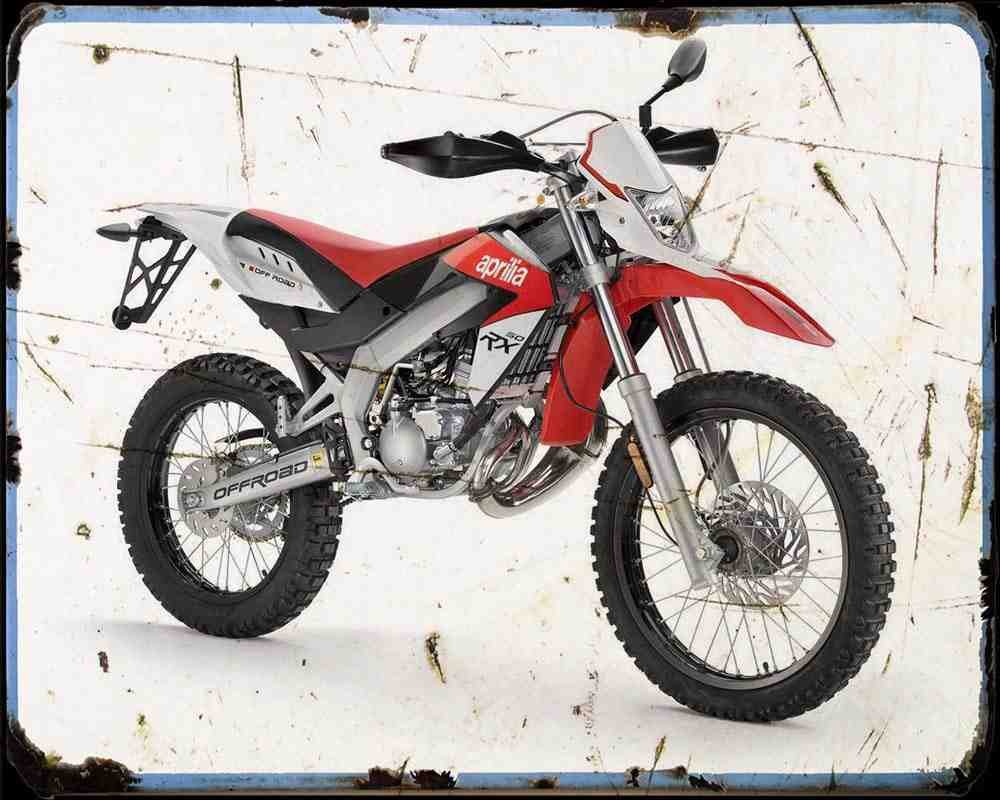 Aprilia Rx 50 10 01 A4 Photo Print Motorbike Vintage Aged