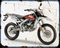 Aprilia Rx 50 15 02 A4 Photo Print Motorbike Vintage Aged