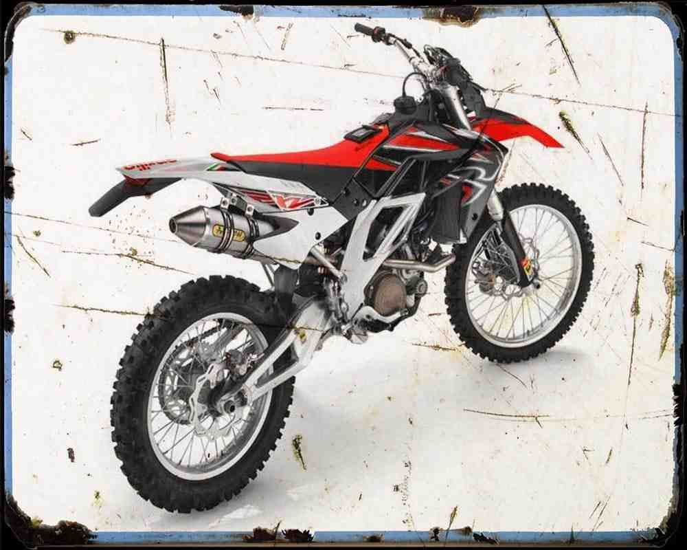 Aprilia Rxv 450 07 02 Motorbike Vintage Aged A4 Photo Print