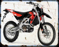 Aprilia Rxv450 06 A4 Photo Print Motorbike Vintage Aged