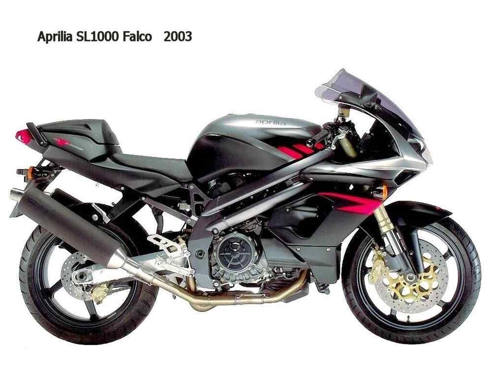 Aprilia SL1000 Falco 2003 motorbike A4 Photo Print
