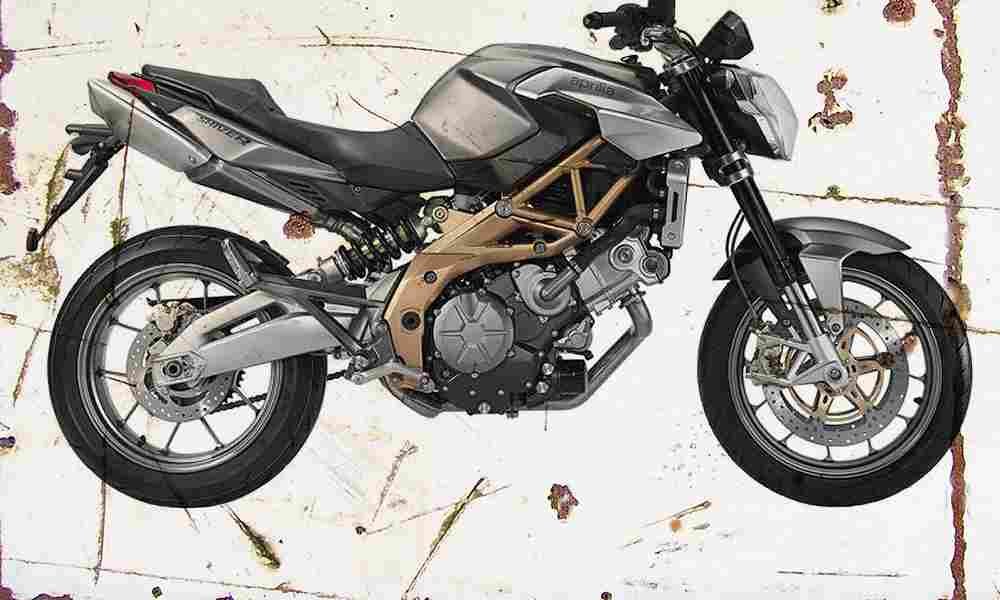 Aprilia SL750 Shiver 2007 Aged Vintage A4 Photo Print