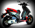 Aprilia SR Motard 125 2017 2 motorbike A4 Photo Print
