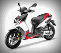 Aprilia SR Motard 50 2017 4 motorbike A4 Photo Print