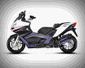 Aprilia SRV 850 ABS ATC 2017 4 motorbike A4 Photo Print