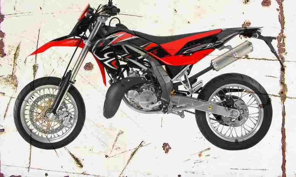 Aprilia SX125 2008 Aged Vintage A4 Photo Print