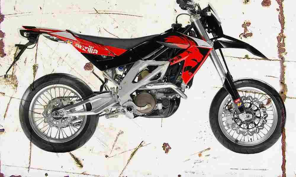 Aprilia SXV450 2006 Aged Vintage A4 Photo Print