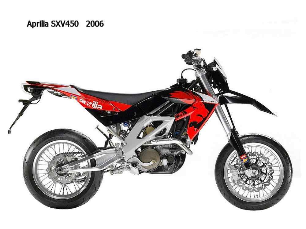 Aprilia SXV450 2006 motorbike A4 Photo Print