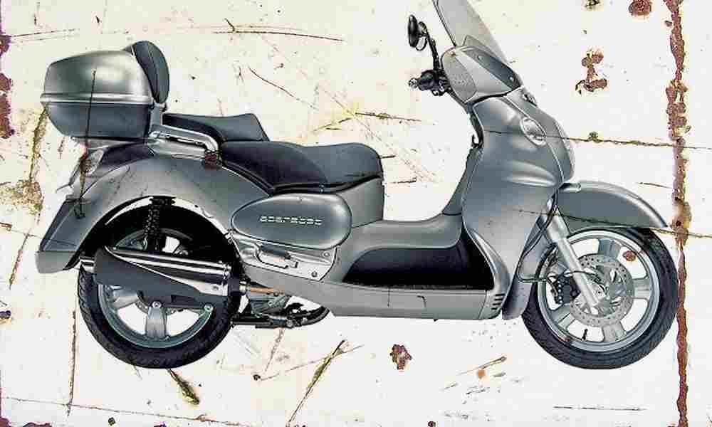 Aprilia Scarabeo 500 2003 Aged Vintage A4 Photo Print