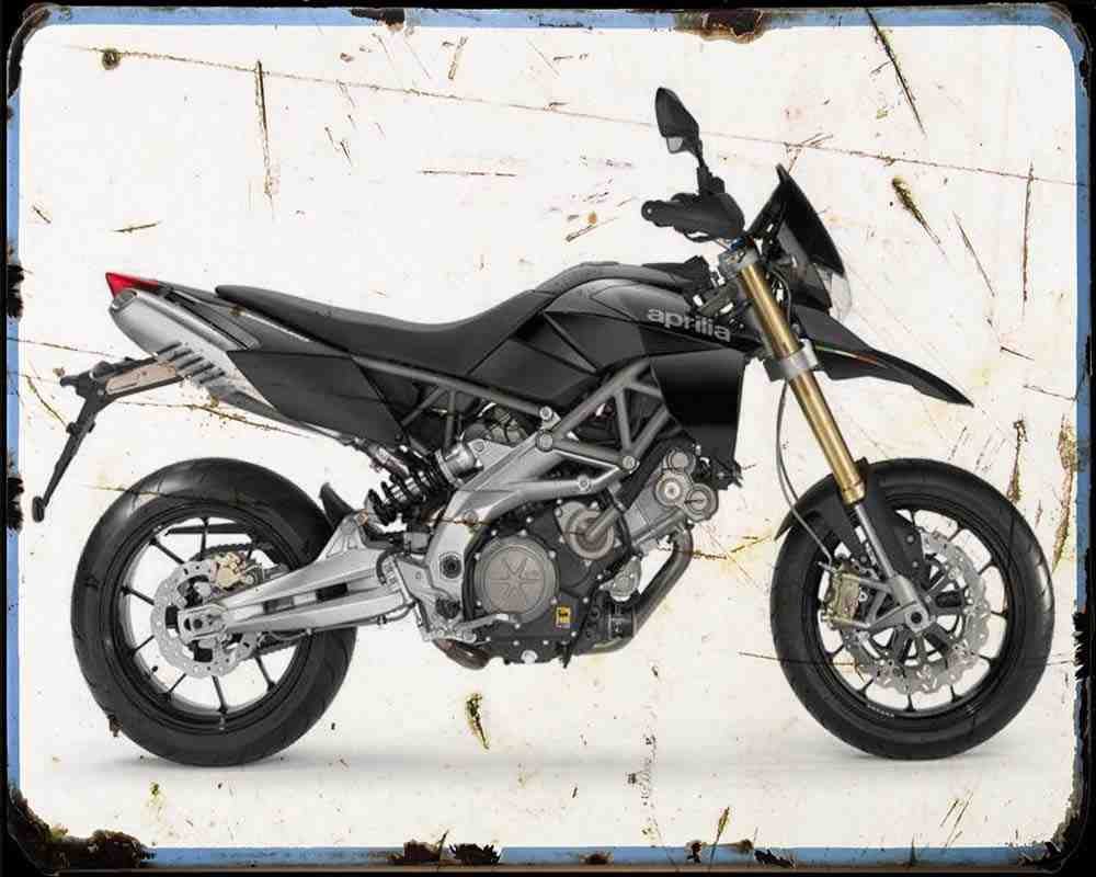 Aprilia Smv 750 Dorsoduro 08 A4 Photo Print Motorbike Vintage Aged