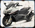 Aprilia Srv 850 Maxi 12 2 Motorbike Vintage Aged A4 Photo Print