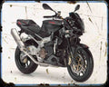 Aprilia Tuono 1000 R 10 Motorbike Vintage Aged A4 Photo Print