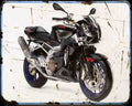 Aprilia Tuono 1000R 07 02 A4 Photo Print Motorbike Vintage Aged