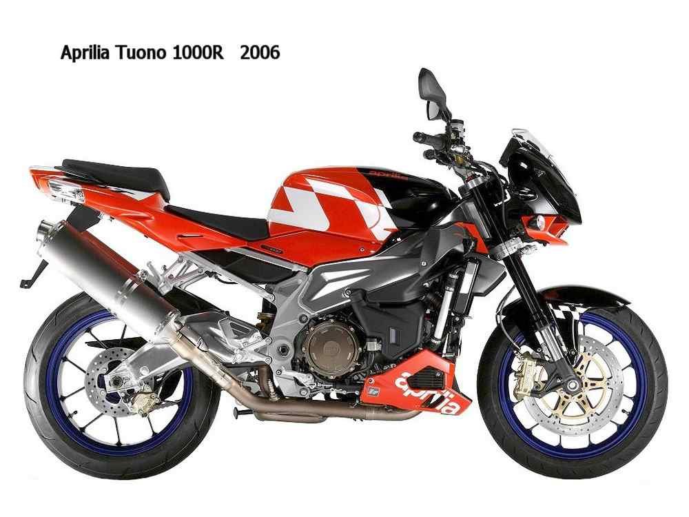 Aprilia Tuono 1000R 2006 motorbike A4 Photo Print