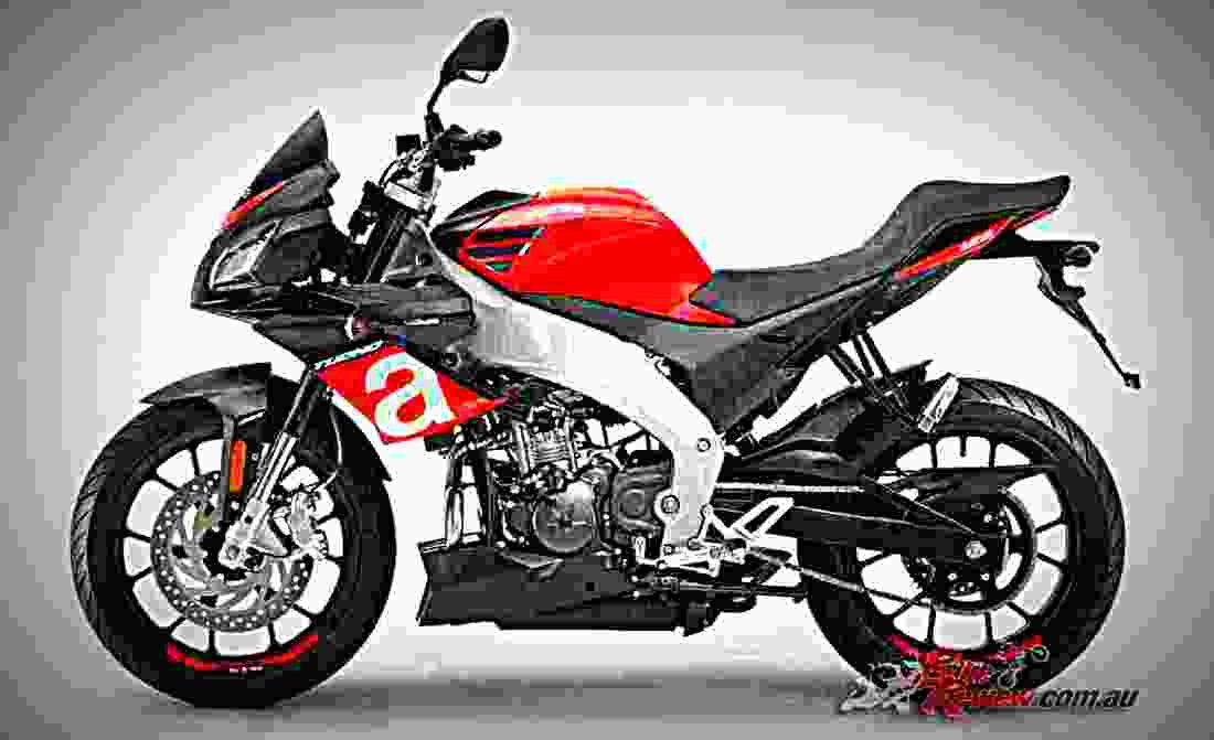 Aprilia Tuono 125 2017 1 motorbike A4 Photo Print