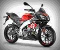 Aprilia Tuono 125 2017 2 motorbike A4 Photo Print