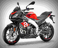 Aprilia Tuono 125 2017 3 motorbike A4 Photo Print
