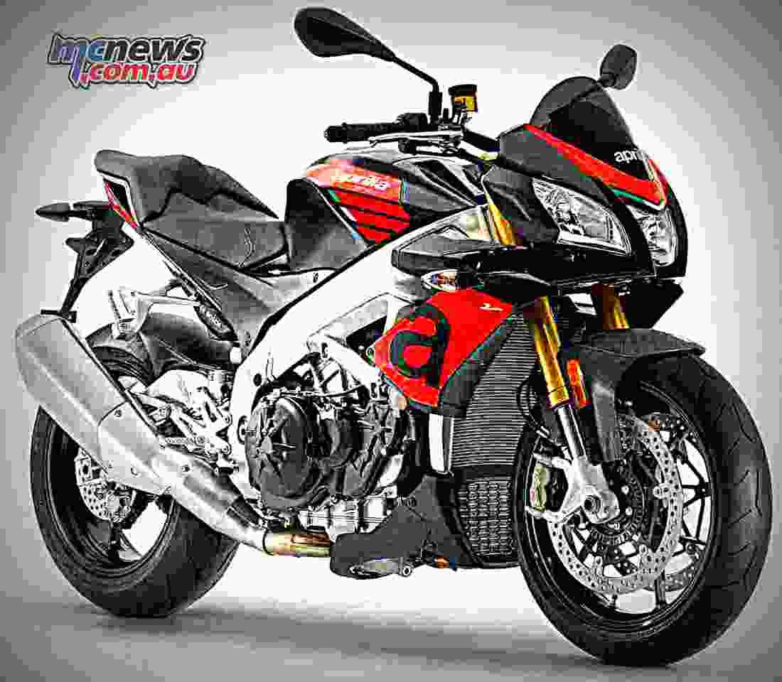 Aprilia Tuono V4 1100 RR 2017 2 motorbike A4 Photo Print