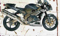 Aprilia Tuono1000 2003 Aged Vintage A4 Photo Print