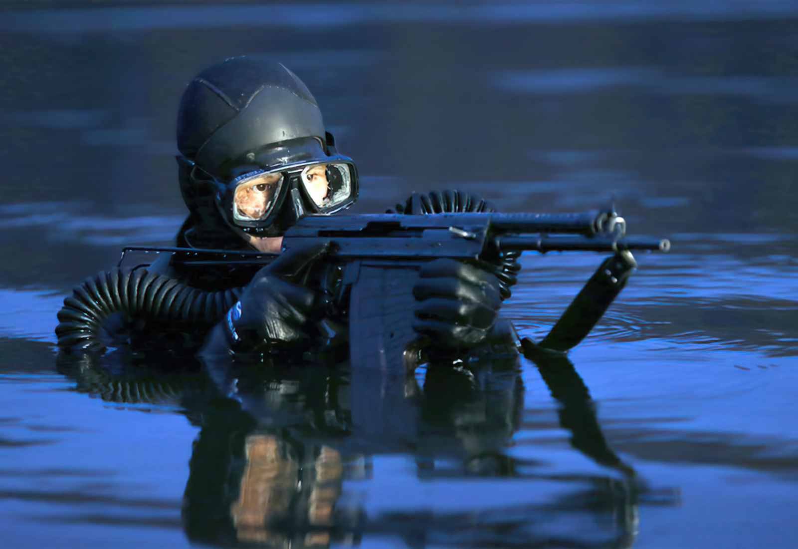 Aps Underwater Assault Rifle 2 (2) Military A4 Photo Print