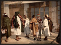 Arabs disputing Algiers Vintage A4 Photo Print
