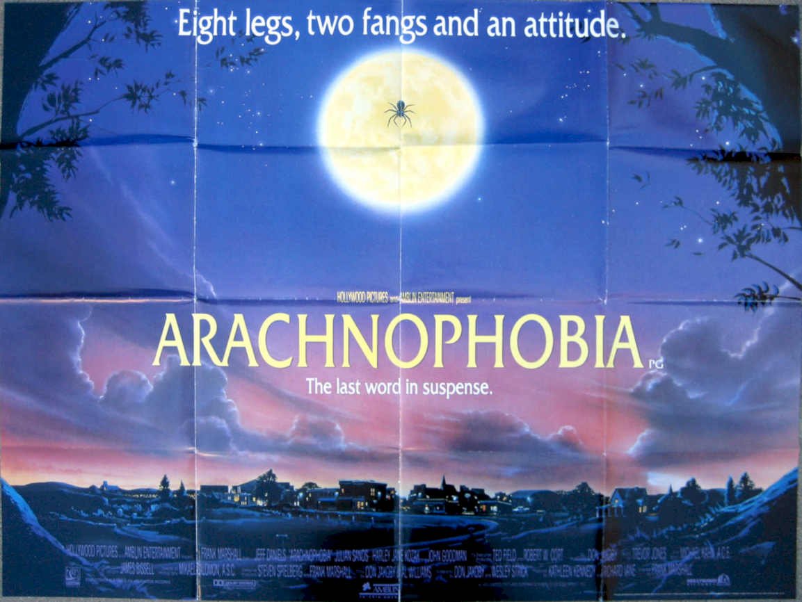 Arachnophobia Sunset Spider Vintage Retro Advert Poster A4 Photo Print