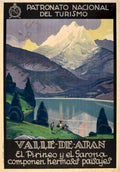 Aran Pyrenees Valley Vintage Retro Advert Poster A4 Photo Print