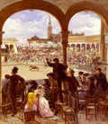Aranda Jose Jimenez y Plaza De Toros Art A4 Photo Print