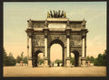 Arc de Triomphe du Carrousel Paris Vintage A4 Photo Print